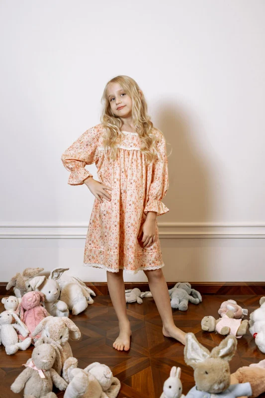 Picnic Parade Pajama Dress