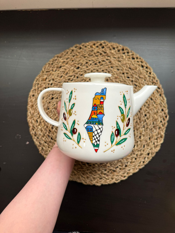 Handmade decorative teapot (Palestine)