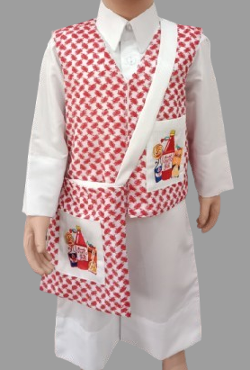 Attire for kids/set ( vest, bag, cap)