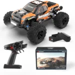1:16 Scale 4X4 RC Trucks by BEZGAR - All Terrain, Waterproof, High Speed Electric Remote Control Cars with Upgrade Chassis and Two Batteries