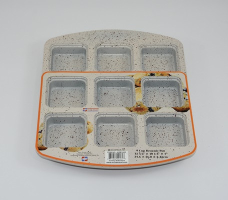 AVCI HOME MAKER GRANITE-9 CUP BROWNIE PAN