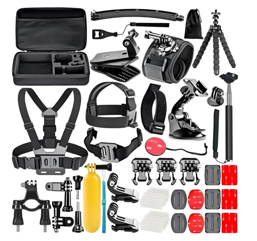 طقم اكسسوارات جو برو كامل  GoPro Accessory Kit