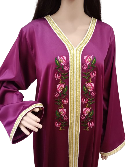 Ladies Jalabiya  (embroidered design)