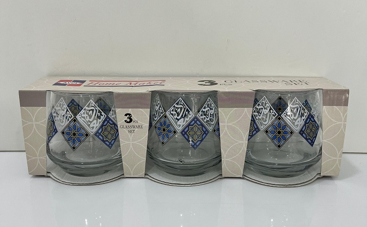 AVCI HOME MAKER LAL TUMBLER 345cc 3PCS ST DS-03