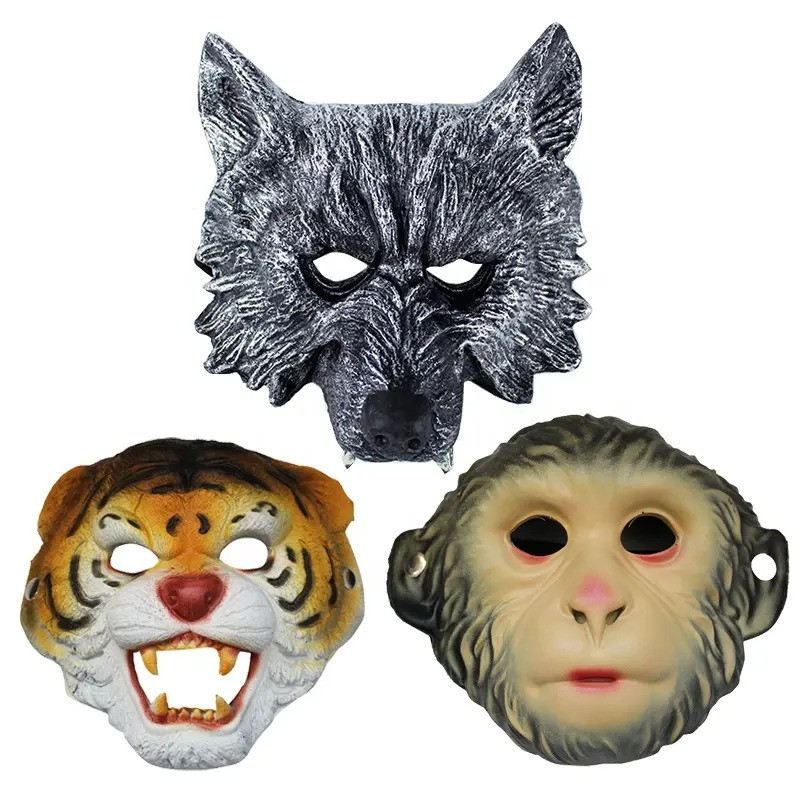 Full face animal mask - Tiger