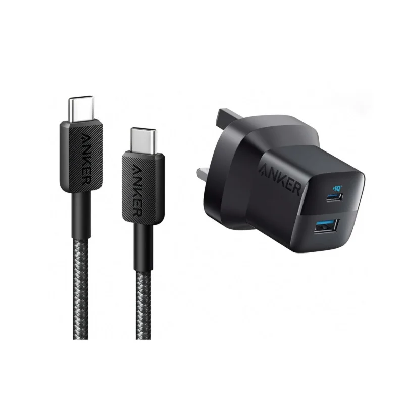 شاحن انكر 323 مع كابل يو اس بي سي إلى يو اس بي سيAnker 323 Charger with USB-C to USB-C Cable