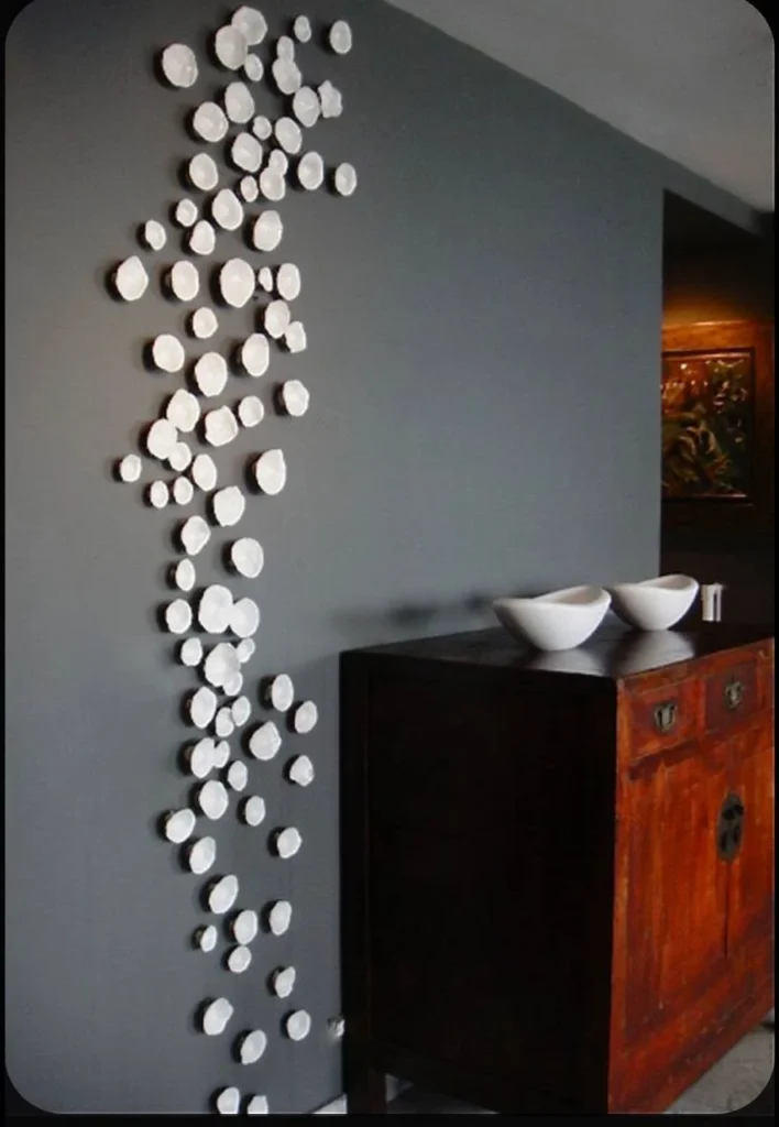 A hand-carved fiber bowl