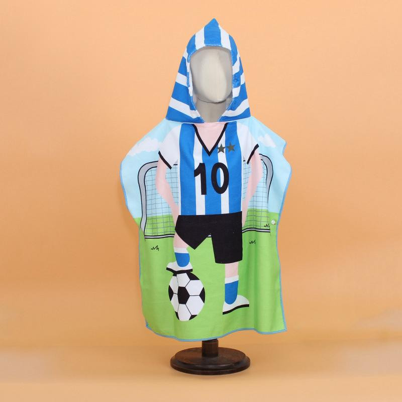 Kids Beach Towels 60*120cm-Football No 10