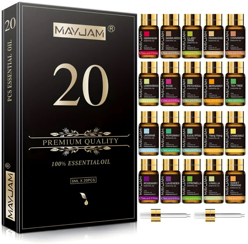 طقم معطر فواحات ٢٠ قطعة 20-Piece Essential Oil Set for Diffusers