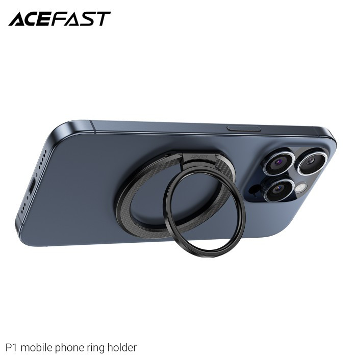 ACEFAST DESKPRO P1 Ring HP Holder Handphone Foldable Metal iRing Stand Iphone Magsafe