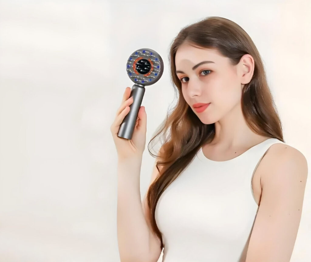 مشط تدليك فروة الرأس الكهربائي Electric Scalp Massage Comb