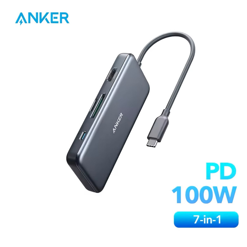 انكر يو اس بي 7 في 1 Anker 7 in 1 USB C Hub
