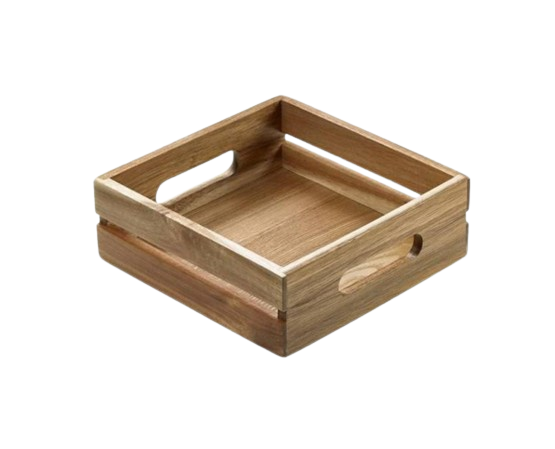 LEONE ACACIA WOOD BOX 20 CM