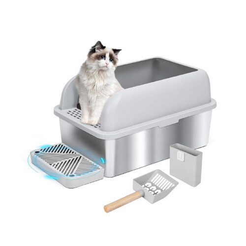 Stainless Steel Cat Litter Box