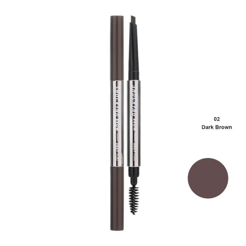TONY MOLY - THE SHOCKING Vegan Brow Easy Flat - 02 DARK BROWN