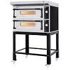 ELECTRIC DOUBLE DECK PIZZA OVEN WITH STAND