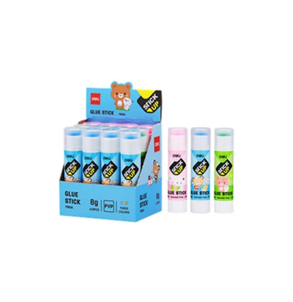 Deli Glue Stick 8g 12Pc 1Pck
