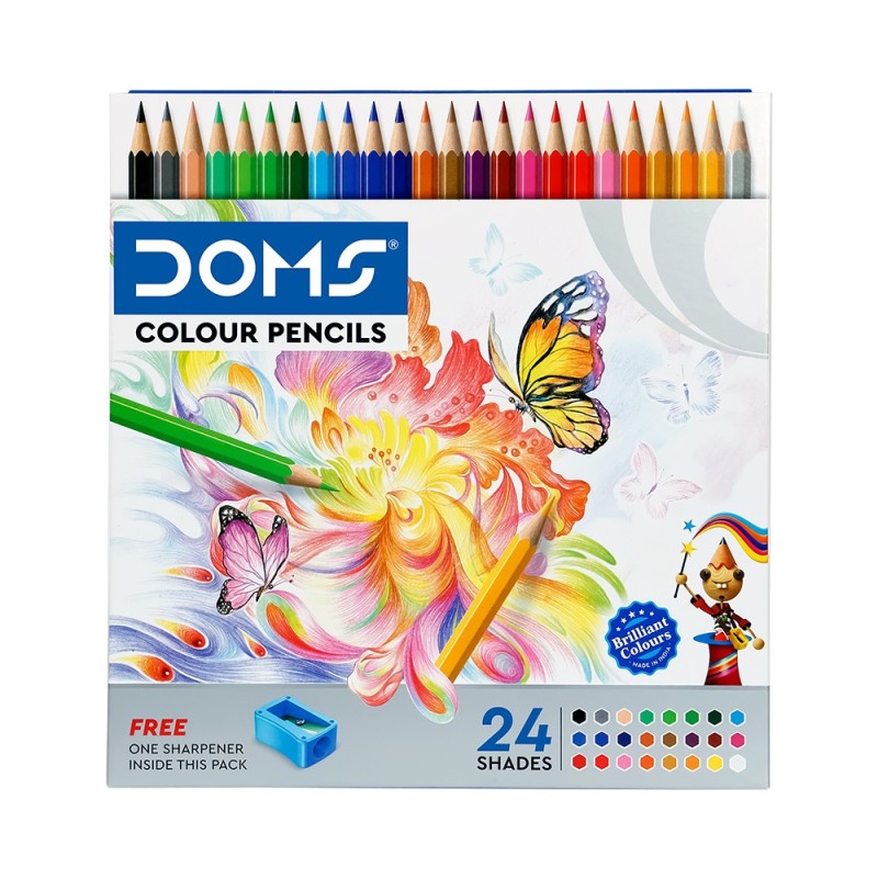 Doms colour pencils 24 shades