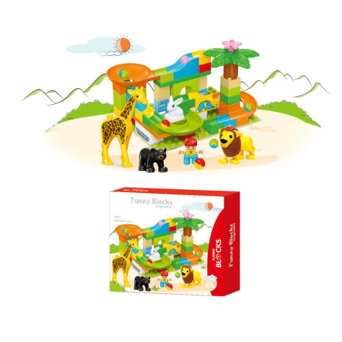 Puzzle blocks - 51 jungle slide balls