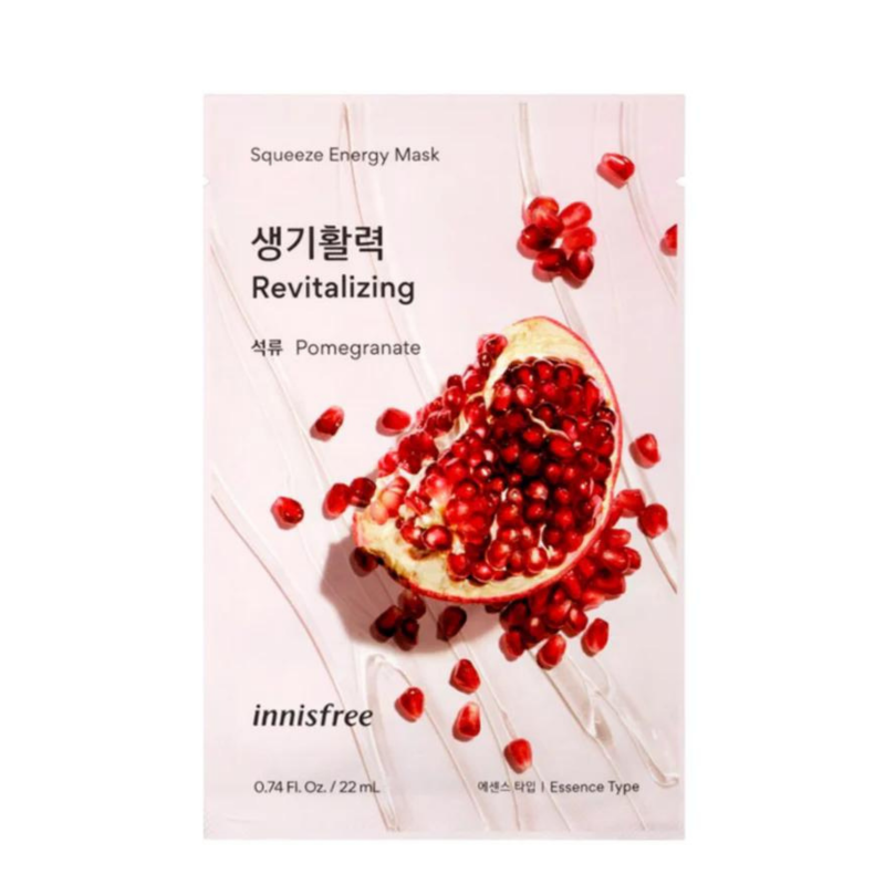 INNISFREE - Squeeze Energy Mask Pomegranate - 22 ml