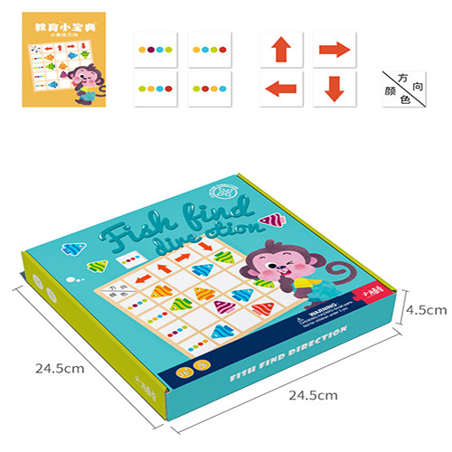 Magnetic fish find direction