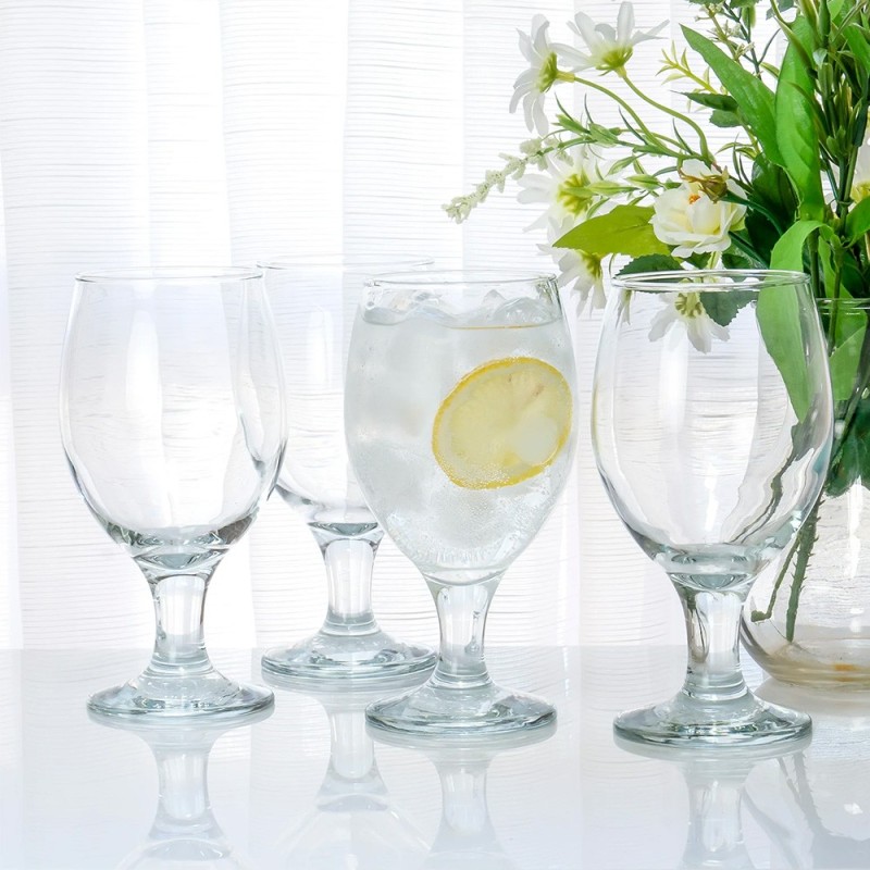 Pasabahce Rose Sodalime Glass Set Of 6