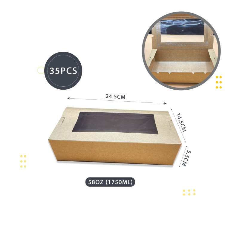 Food box 58 OZ with window