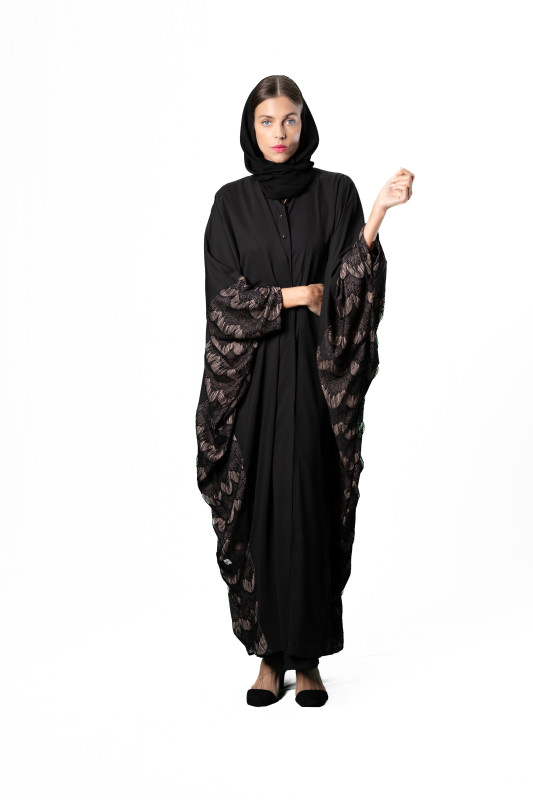 Midnight Lace Abaya