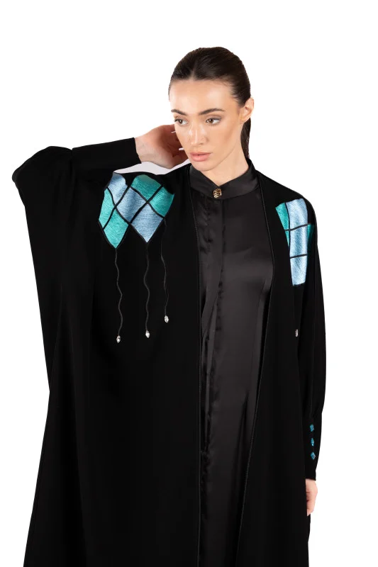 Eclipse Turquoise Abaya