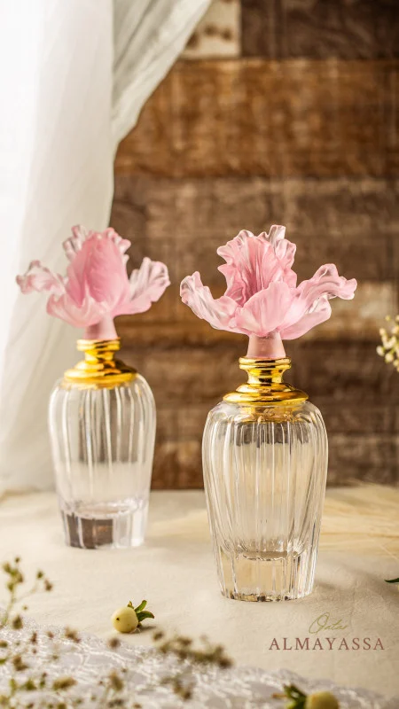 Flowery Crystal Perfume Bottle