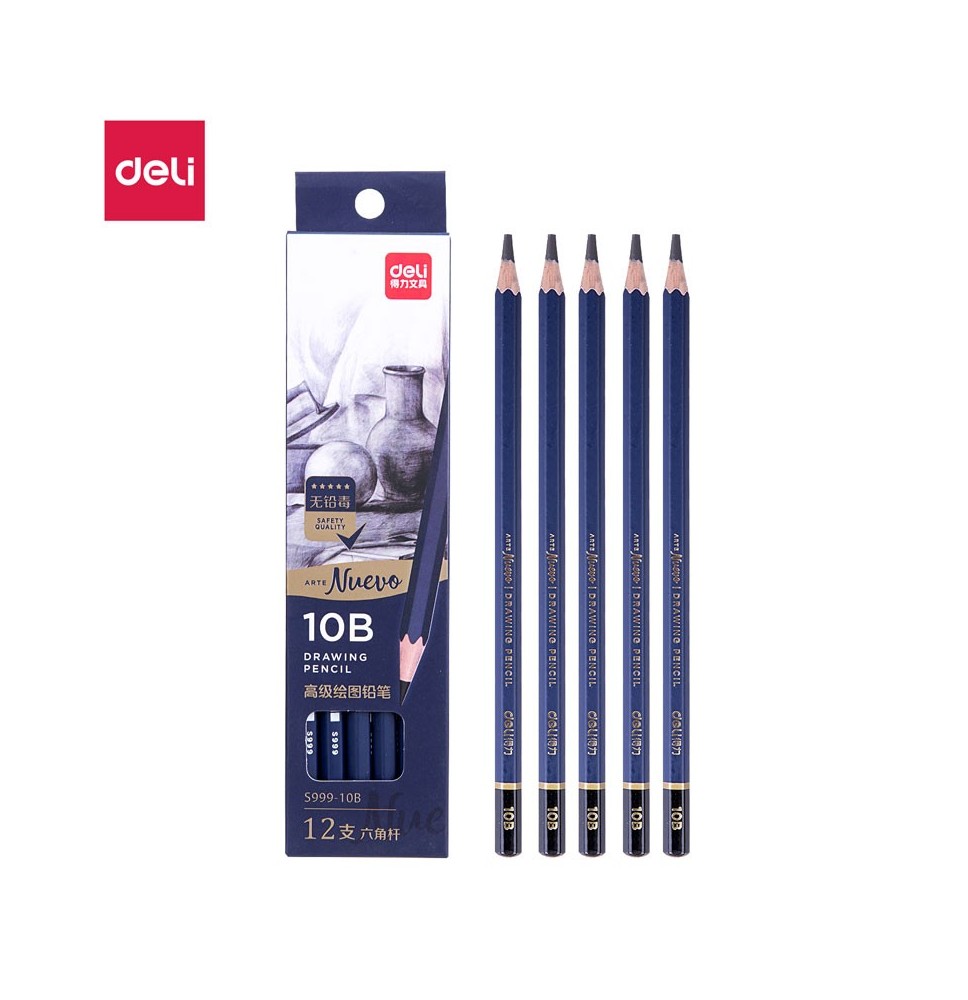 Deli (10B) Nuevo 12 Drawing Pencil 12Pc 1Pck