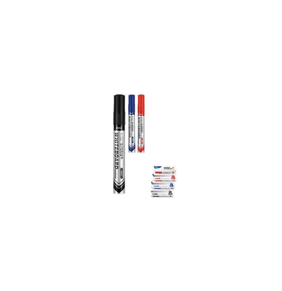 Deli Every White Board Marker Blue 12Pc 1Pck