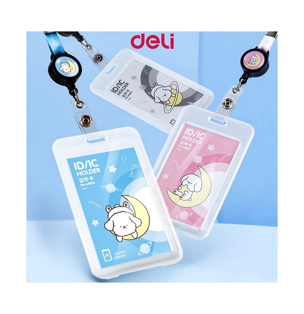 Deli Id Holder With Lanyard 1Pc