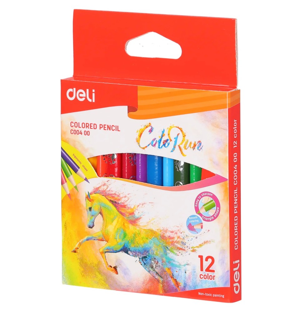 Deli Pencil Color 12Pc 1Pck