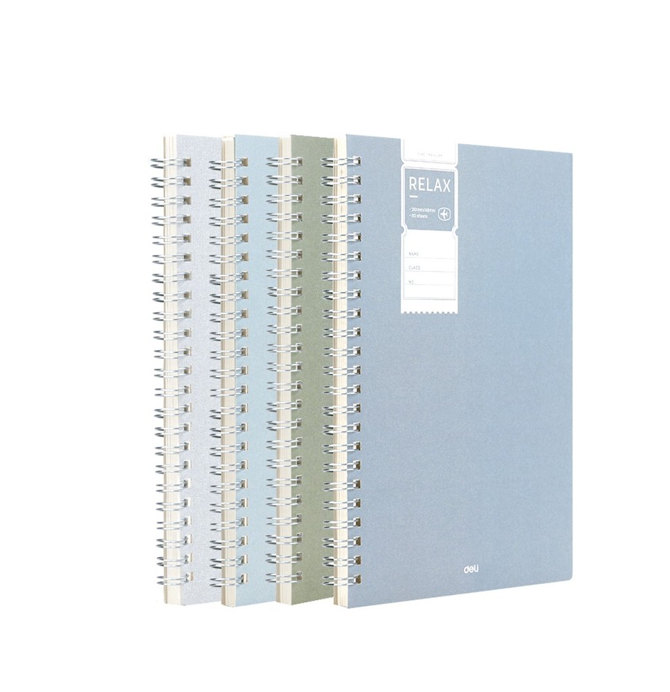 Deli Spiral Notebook 210x148mm 60 Sheet 1Pc