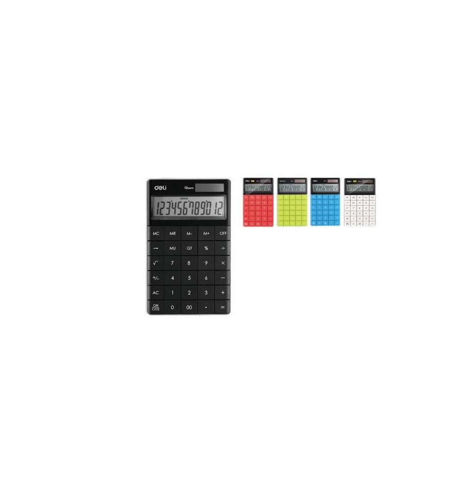 Deli Touch 12 Digital Calculator 1Pc