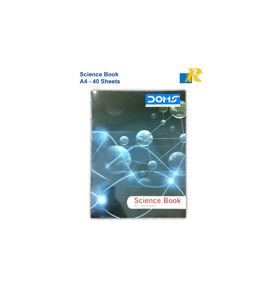 Doms A4 Science Book 40 Sheets 1Pc