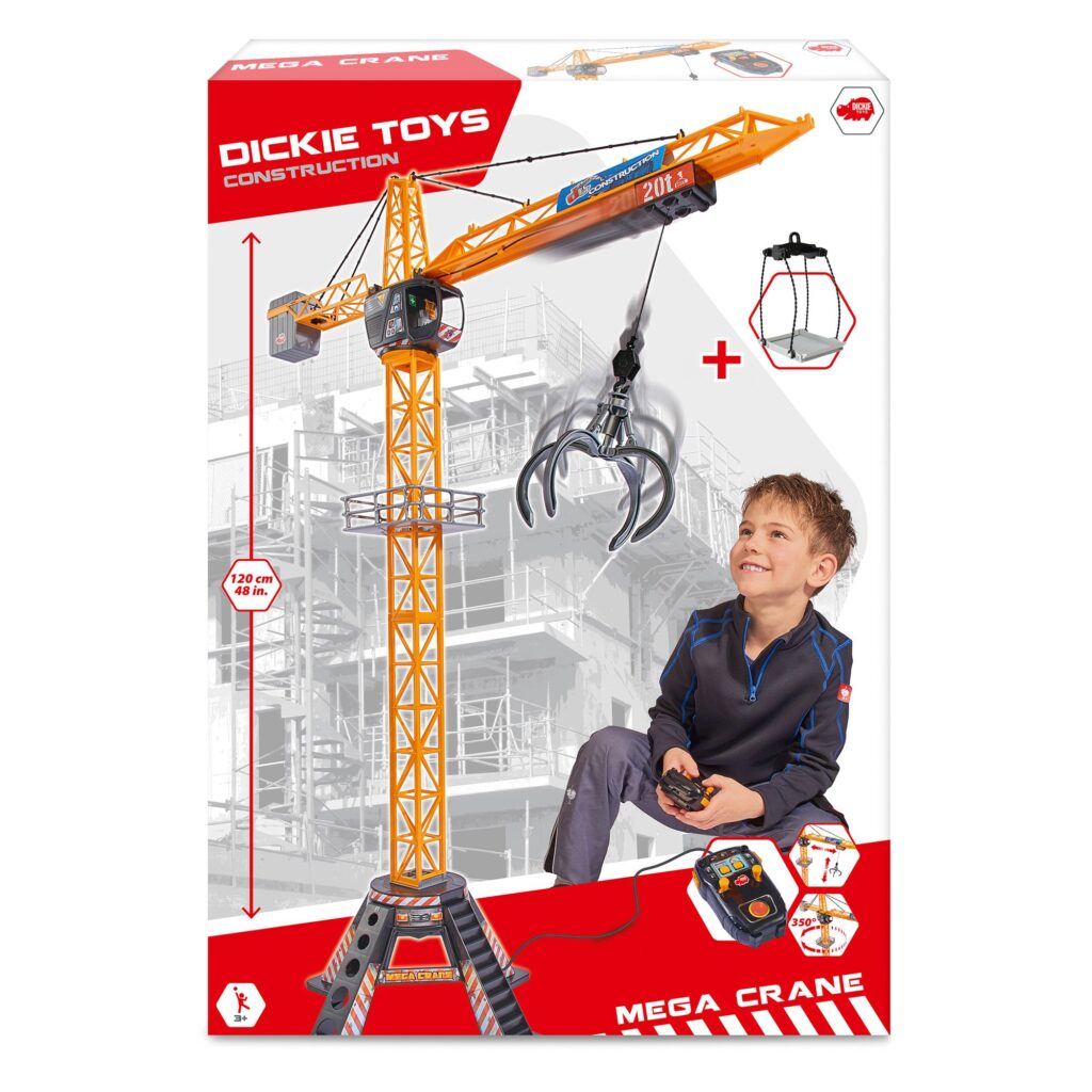 Dickie Mega Crane, 120 Cm