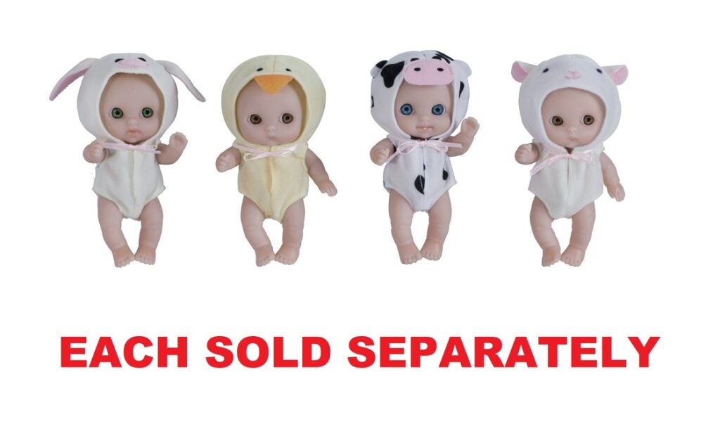 Jc Toys 5" Lil Cutesies Animal Theme In Pdq 16906