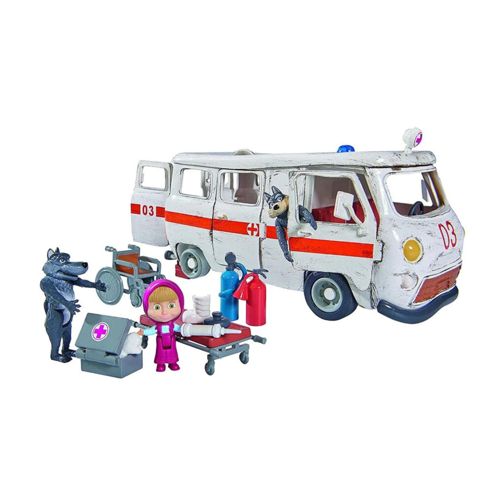 Simba Masha And The Bear Playset Ambulance 9309863