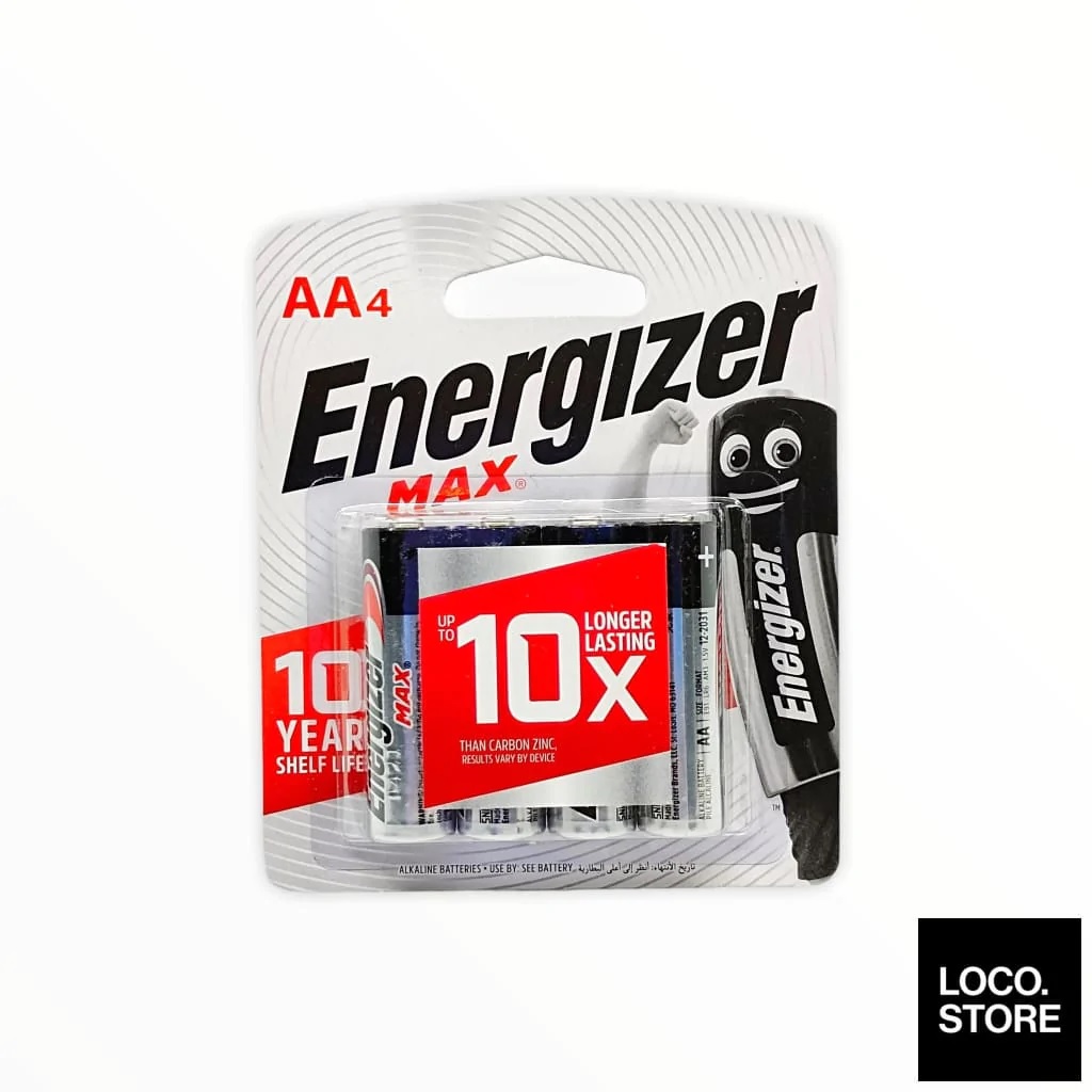 Energizer Max Alk Aa Bp4