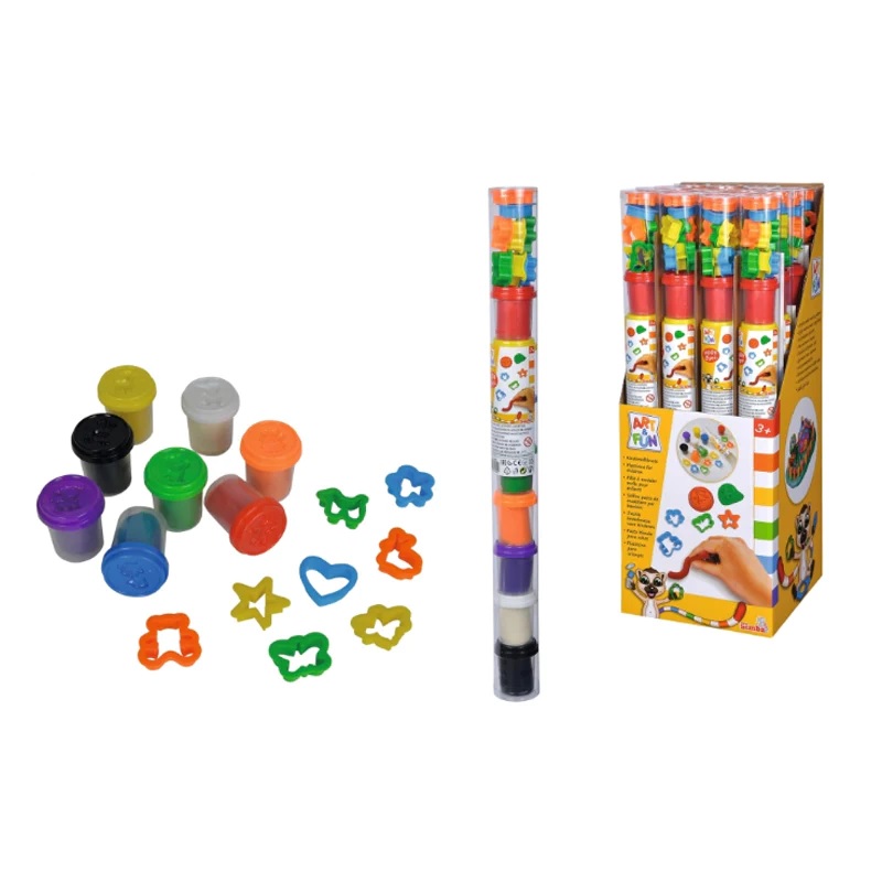 Simba Art & Fun Dough Pots In Tube