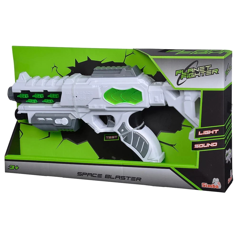 Simba Planet Fighter Space Blaster Laser Gun 38Cm