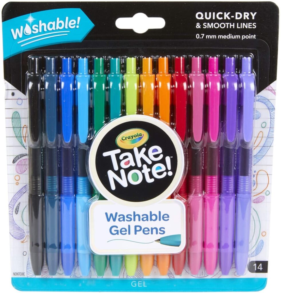 Crayola 14 Ct. Take Note! Washable Gel Pens