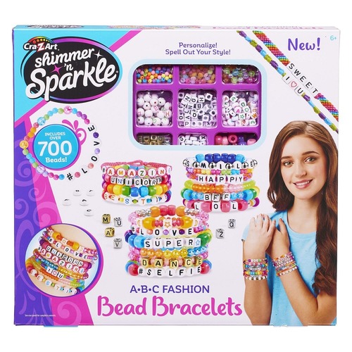 Cra-Z-Art Shimmer N' Sparkle Make Your Own Abc Fashion Beads