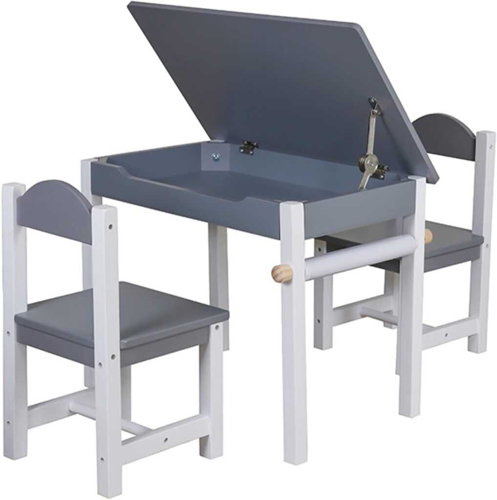 Tstation Table And 2 Chair Table Size 60X40X48Cm Chair Size 28X28X49.5 Cm
