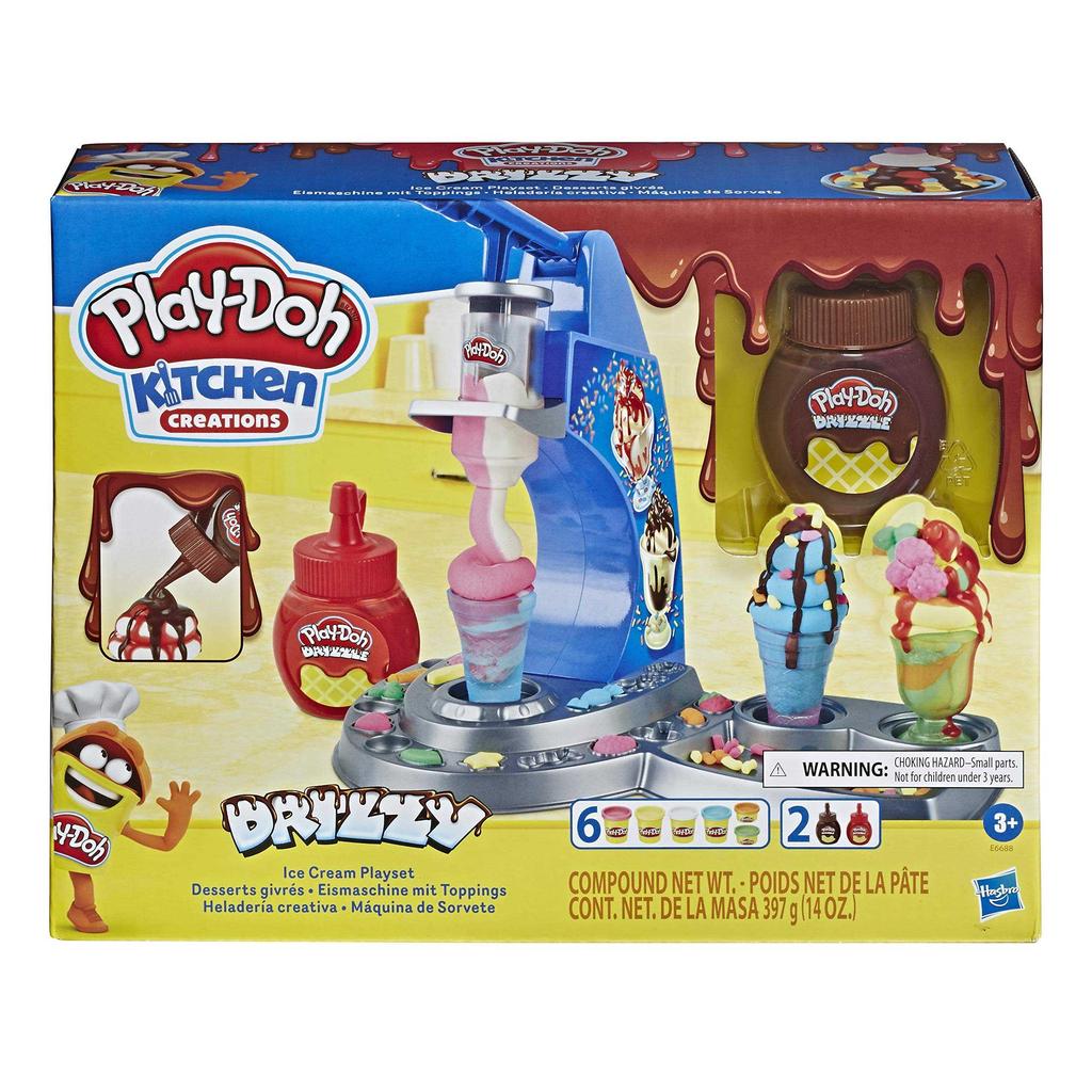 Hasbro Play-Doh Drizzy Ice Cream Playset E6688