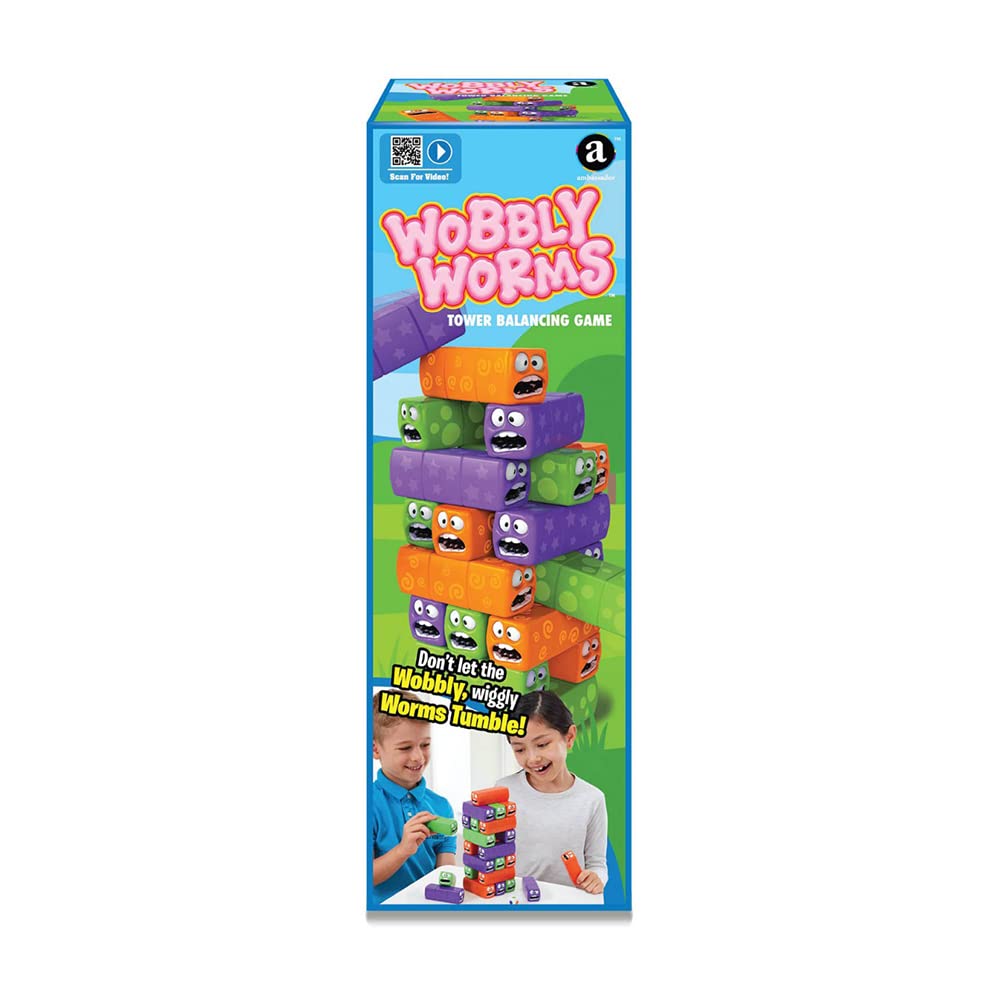 Ambassador Wobbly Worms - Tower Balancing Game