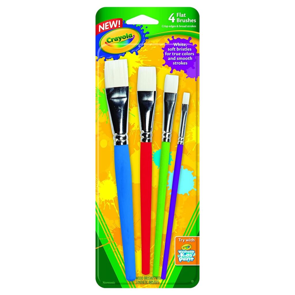 Crayola Flat Brush Set