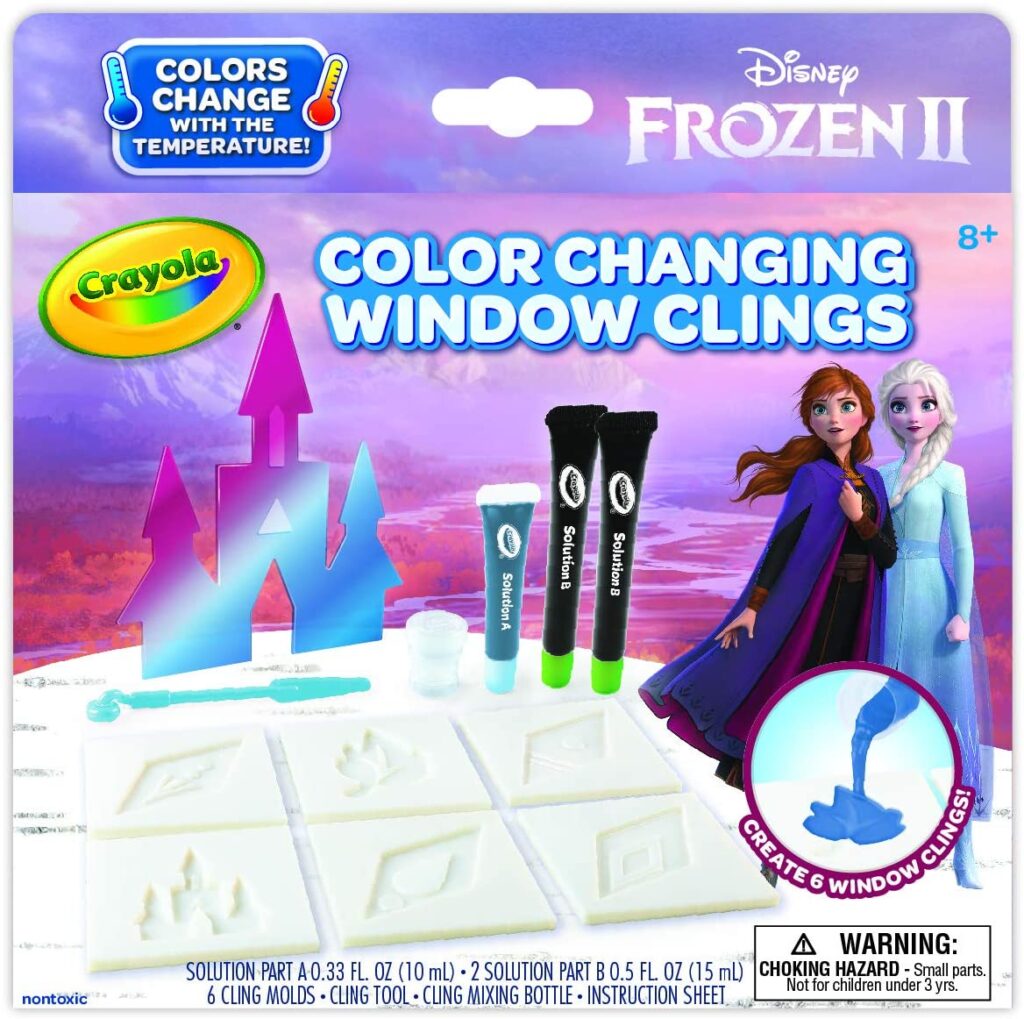 Crayola Color Changing Window Clings Frozen 2 18 Pack